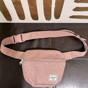 Herschel light pink belt bag fanny pack